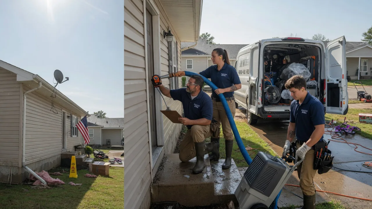 Ceiling Water Damage Restoration in Hallstead, PA near me